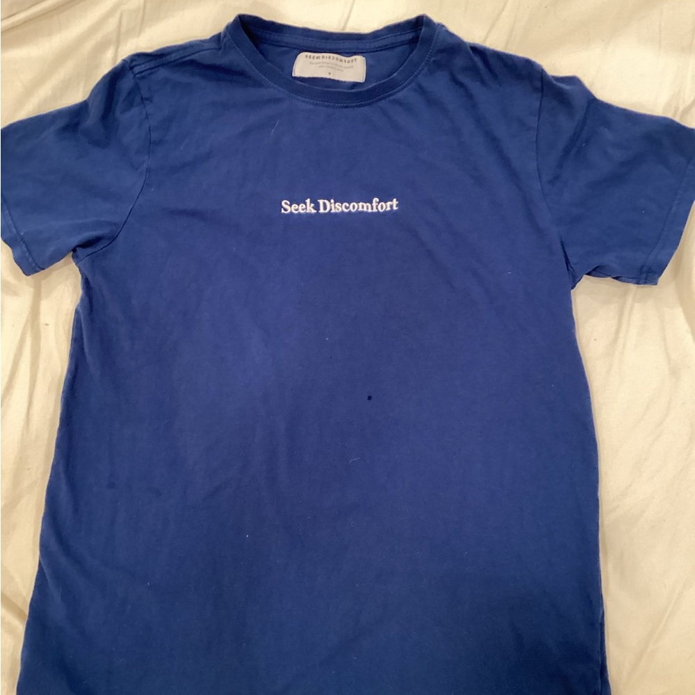 Blue Graphic T-Shirt by 💙Seek Discomfort💙💙💙
